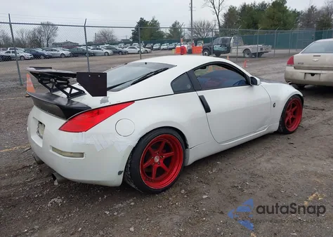 2006 Nissan 350Z Touring из США, поврежденный, VIN JN1AZ34E76M351512